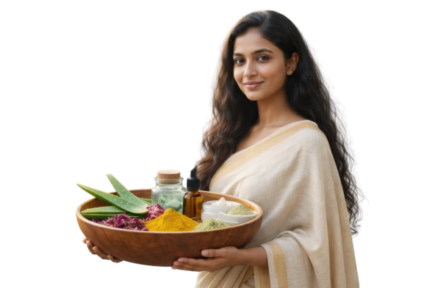 Natural Care Tips - Products with herbal oil and shampoo by Sri Natural Care Hub