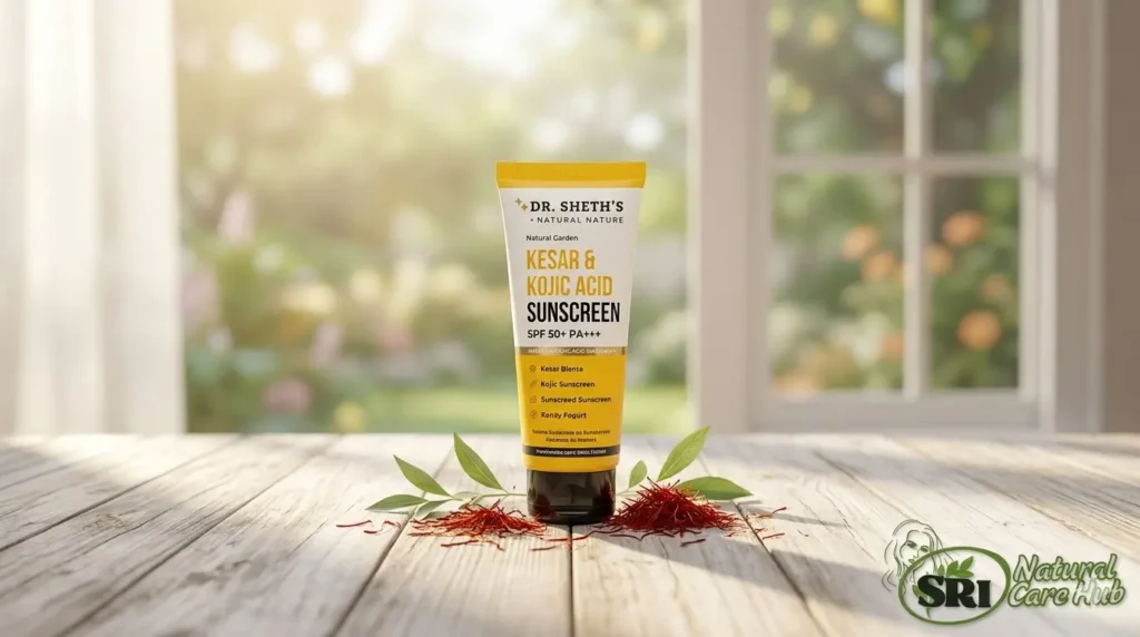 Dr Sheth Kesar and Kojic Acid Sunscreen Review in Tamil by Srinaturalcarehub